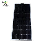 Portable 110W Mono Cell Solar Panel , Durable Semi Flexible Solar Panel
