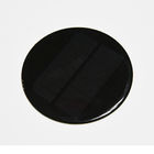 Small Size Photovoltaic Solar Panels PET 1W 2W 3W Black Round Shape