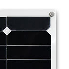 UV Protection Flexible Marine Solar Panels Black Back Sheet 3% Output Power Tolerance
