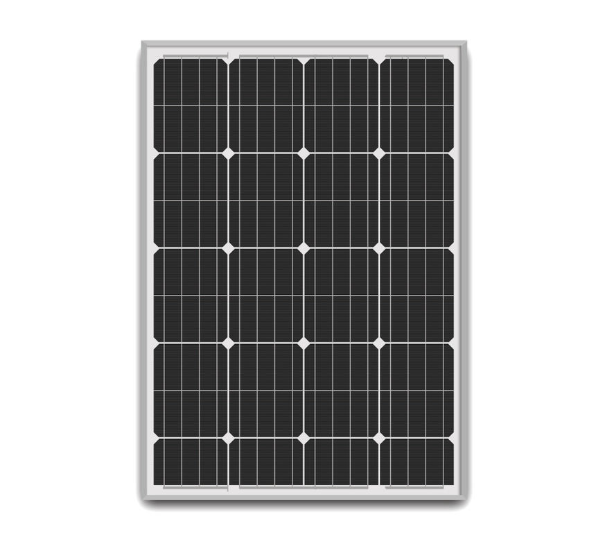 Ultra - Thin Waterproof Solar Panel 12V With Aluminum And Black Frame