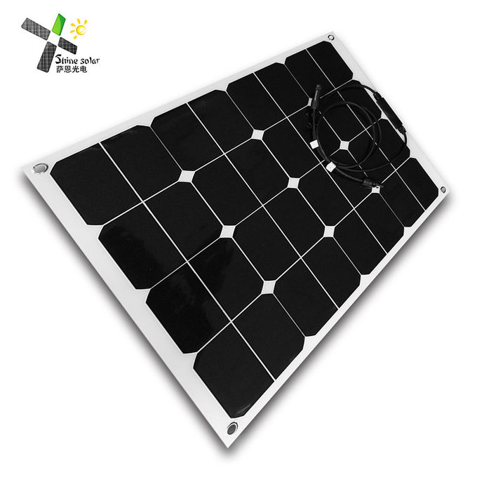 Thin Film Amorphous SunPower Flexible Solar Panels 100w Corrosion Resistant