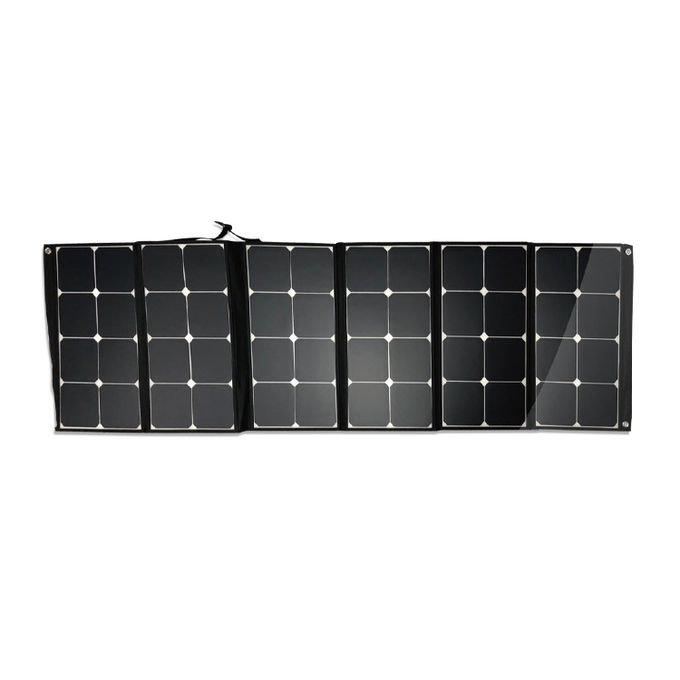 Portable 18V 60W Foldable Solar Panel Antireflective Glass With MC4 Connectors