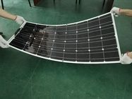 Black 12V Mono Cell Solar Panel UV Resistant Easy Installation Without Frame