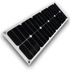 Fire Resistance SunPower Flexible Solar Panels 0.45 KGS 25W For Marine / Boat