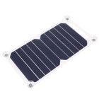 Semi Flexible Solar Cell Phone Battery Charger 5V 5W High Conversion Efficiency