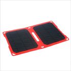 Lightweight 14W Solar Powered Smartphone Charger For Outdoor Camping