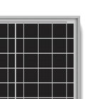12V 80W Polycrystalline Silicon Solar Panel Wind Resistance With White Back Sheet