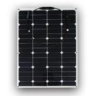 60W New Semi Flexible Solar Panel Corrosion Resistant For Marine / RV