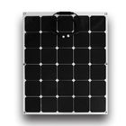 Black 110 Watt Thin Flexible Solar Panels 90cm MC4 Connectors For Boat