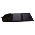 Foldable Solar Mobile Phone Charger 14 Watt 5 Volt Black / Red For Tablet PC