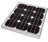 Anti - Reflective Solar Panels 12V 20W High Transmission Tempered Glass Front Glass