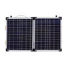 Antireflective Glass Foldable Solar Panel Monocrystalline Sunpower Black 18V 40W