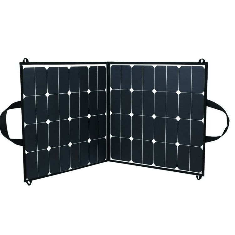 Folding Custom Solar Panels 60 Watt Corrosion Resistant With Black Fiber Cloth