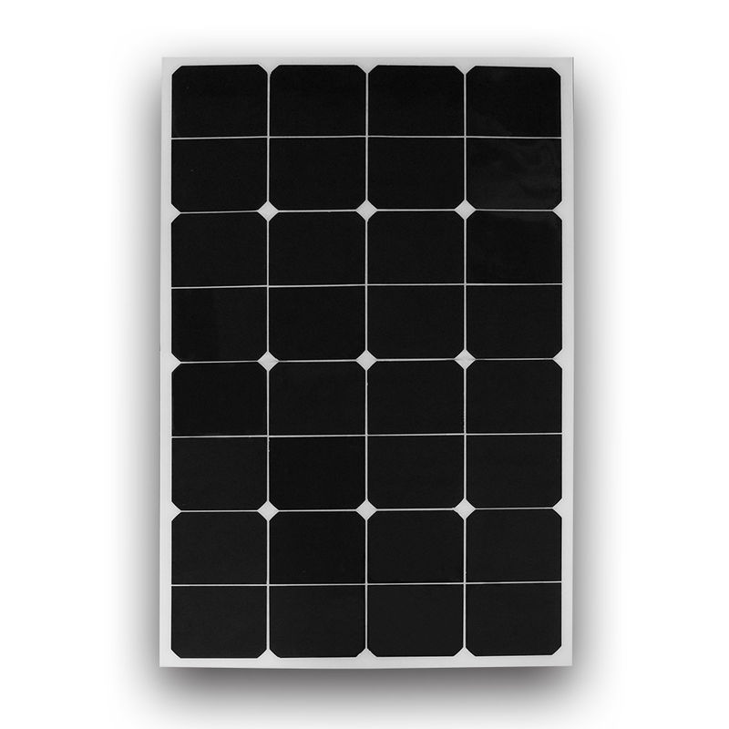 Aluminum Frame Thin Film PV Modules 80W SunPower Solar Cell For Outdoors
