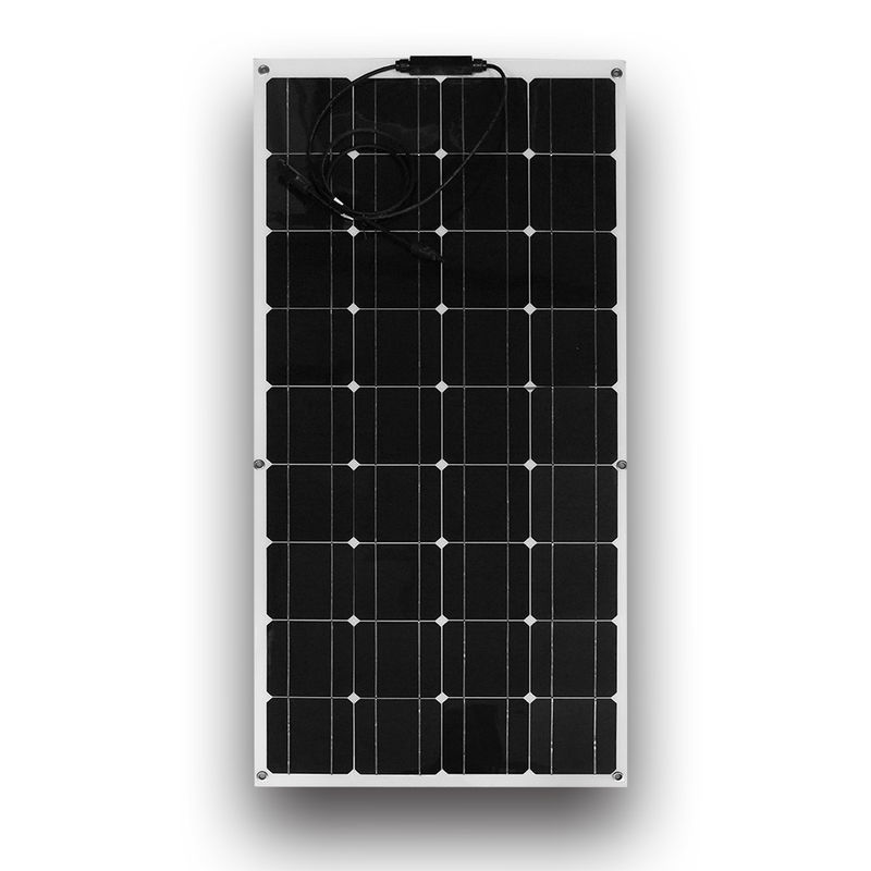 Flexible Photovoltaic Mono Cell Solar Panel 18V 110W For RV / Boat Charging Battery