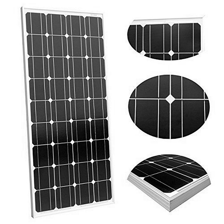 Mono 90W 12V Monocrystalline Solar Panel High Conversion Efficiency For Camping / Travel