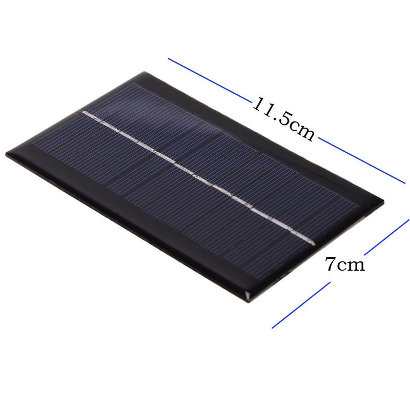 Strongly Waterproof Mini Solar Panels 5W , Custom Size Solar Cells For Led Light