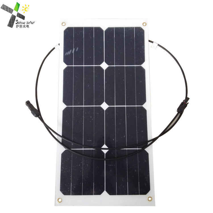 High Efficiency Flexible PV Solar Panels , Grade A 25W Flexible Solar Panels