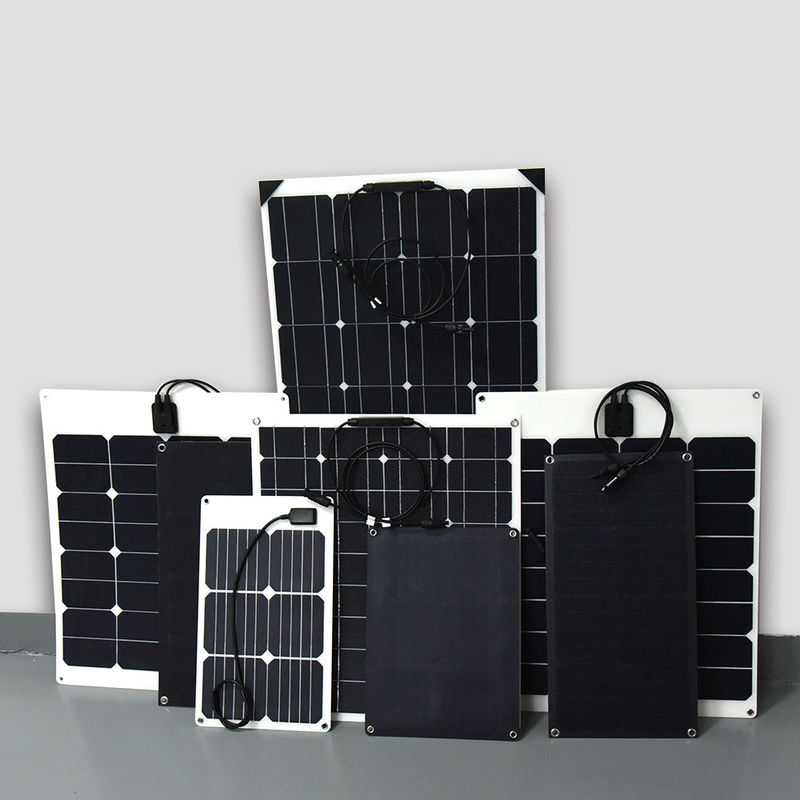 Easy Carry Mono Flexible Portable Solar Panels 50 Watt With PET ETFE Surface