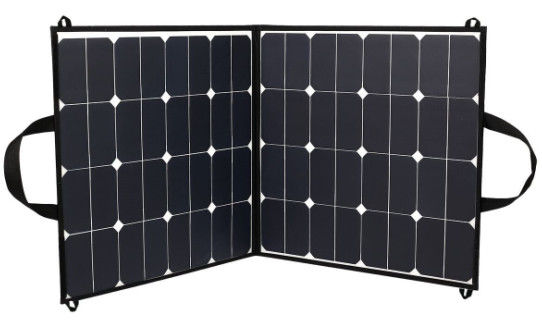 Sunpower 100 Watt Foldable Solar Panel Dual Array IP67 With Anderson Connector