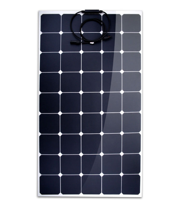 Thin Film Amorphous SunPower Flexible Solar Panels 100w Corrosion Resistant
