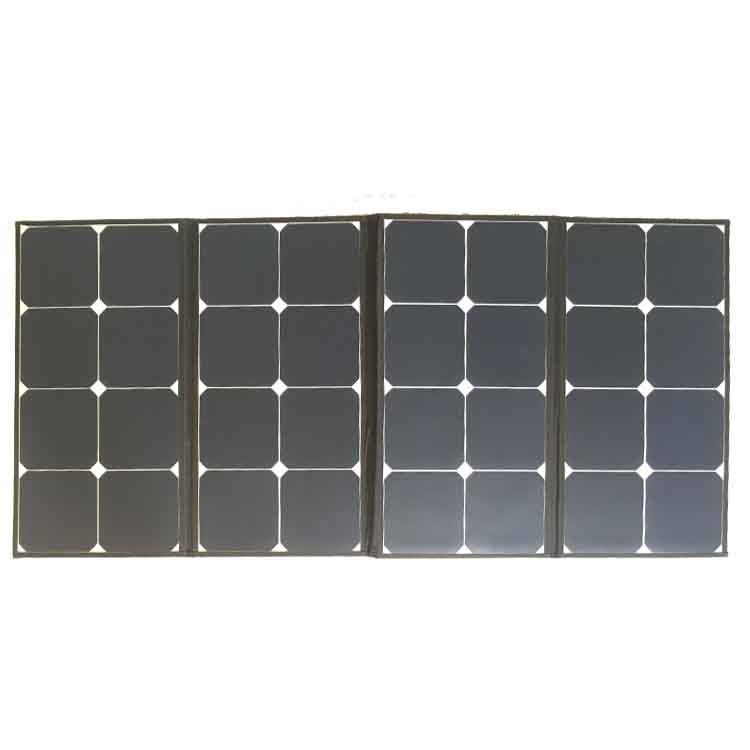 Multifunctional Foldable Solar Panel Sunpower 24v 110 Watt IP67 Protection Level